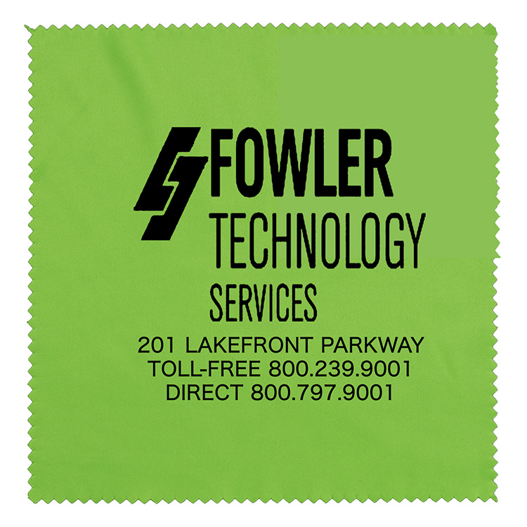 "ONECLEANSCREEN XL" - 8" X 8" 100% Microfiber Recycled RPET Polyester Cleaning Cloth & Screen Cleane 45