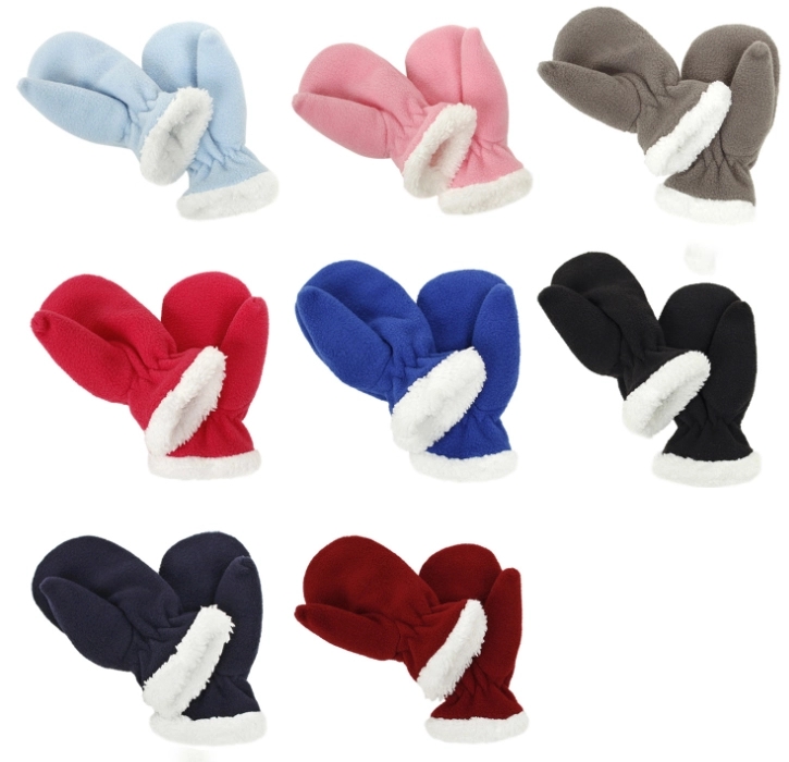Winter Full Finger Fleece Mittens 2