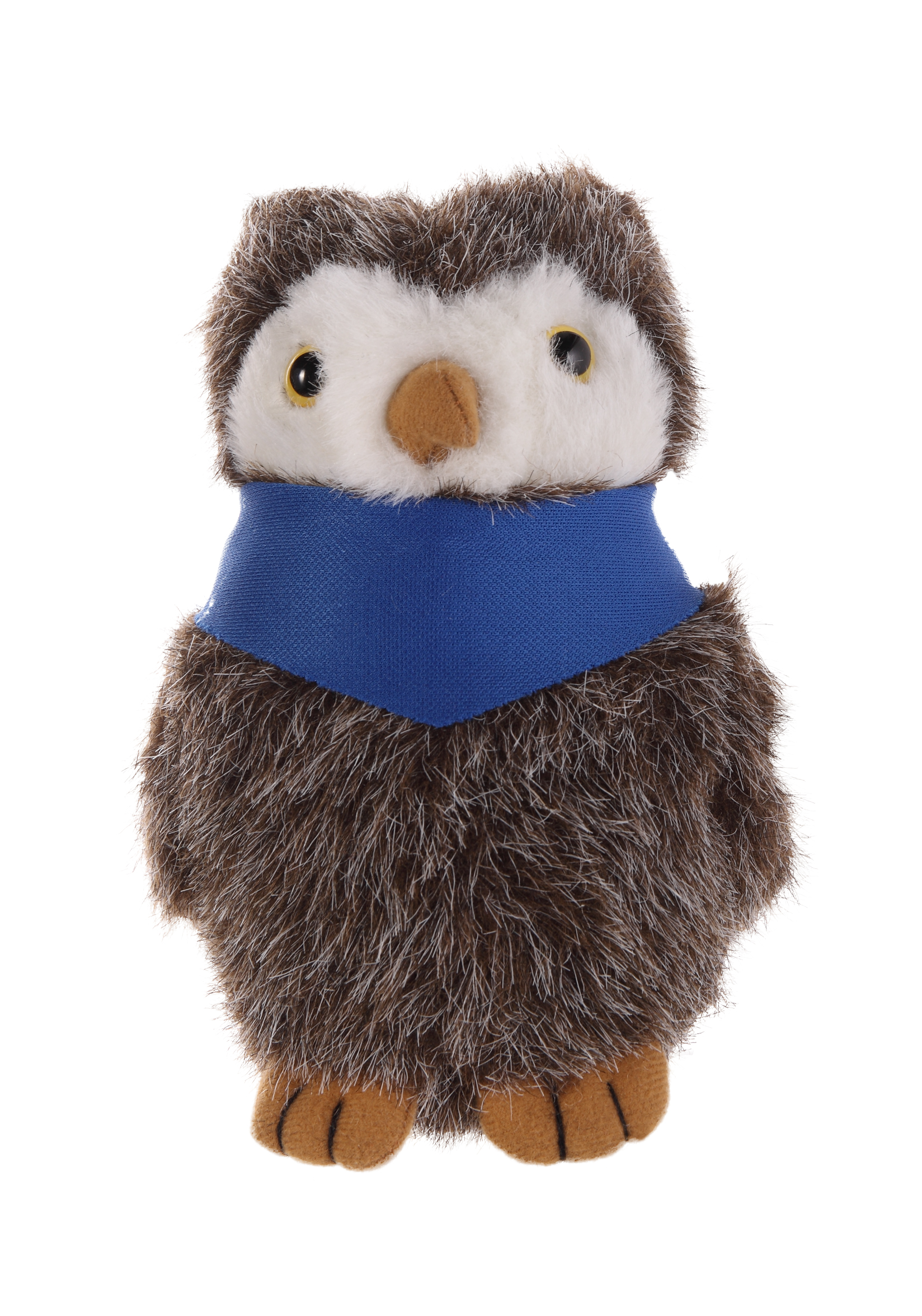 Soft Plush Standing Owl With Bandana 2