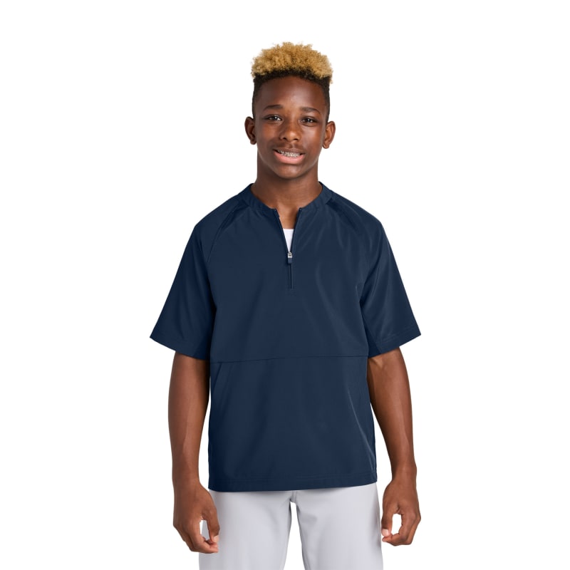 Sport-Tek Youth Repeat 1/2-Zip Short Sleeve Jacket 2