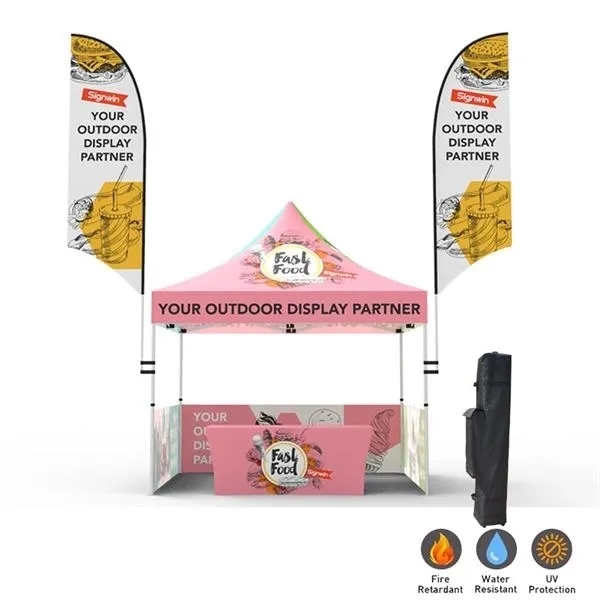 10'x10' Custom Tent Set with Digital Full Dye Sublimated 4