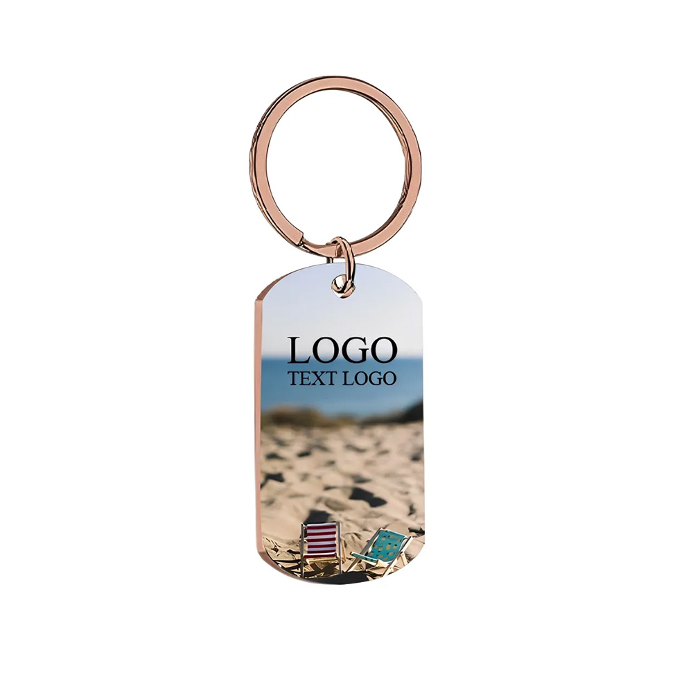 Photo Keychain With Text Unique Engraved 5