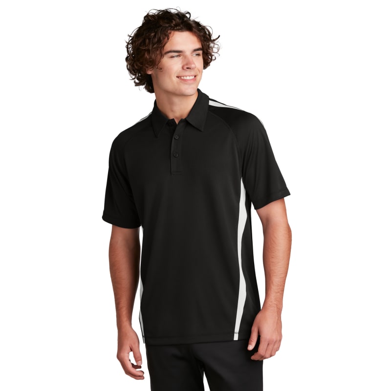Sport-Tek PosiCharge Micro-Mesh Colorblock Polo. 36