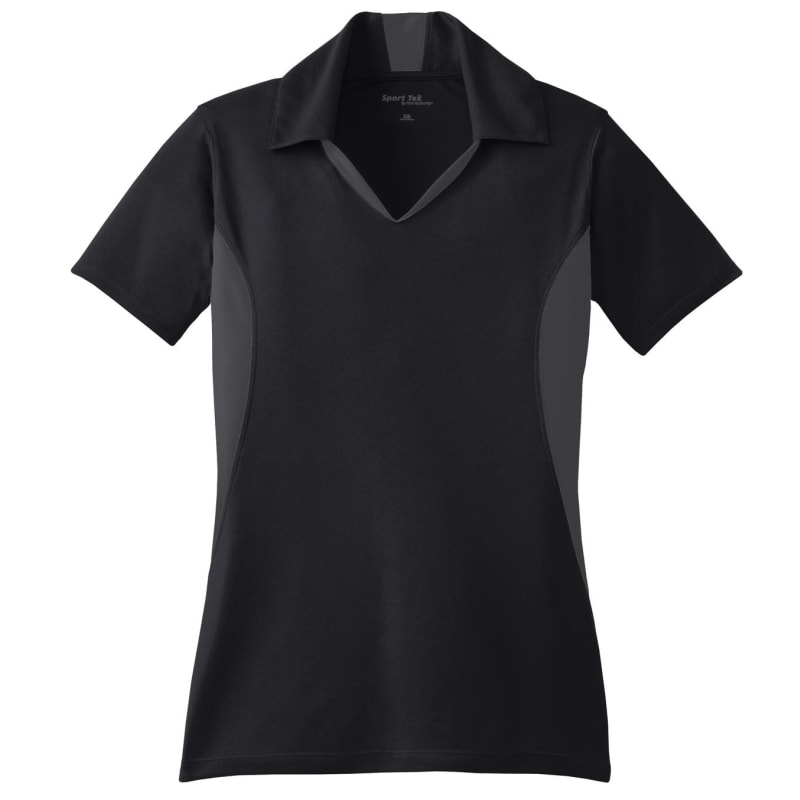 Sport-Tek Women's Side Blocked Micropique Sport-Wick Polo. 8
