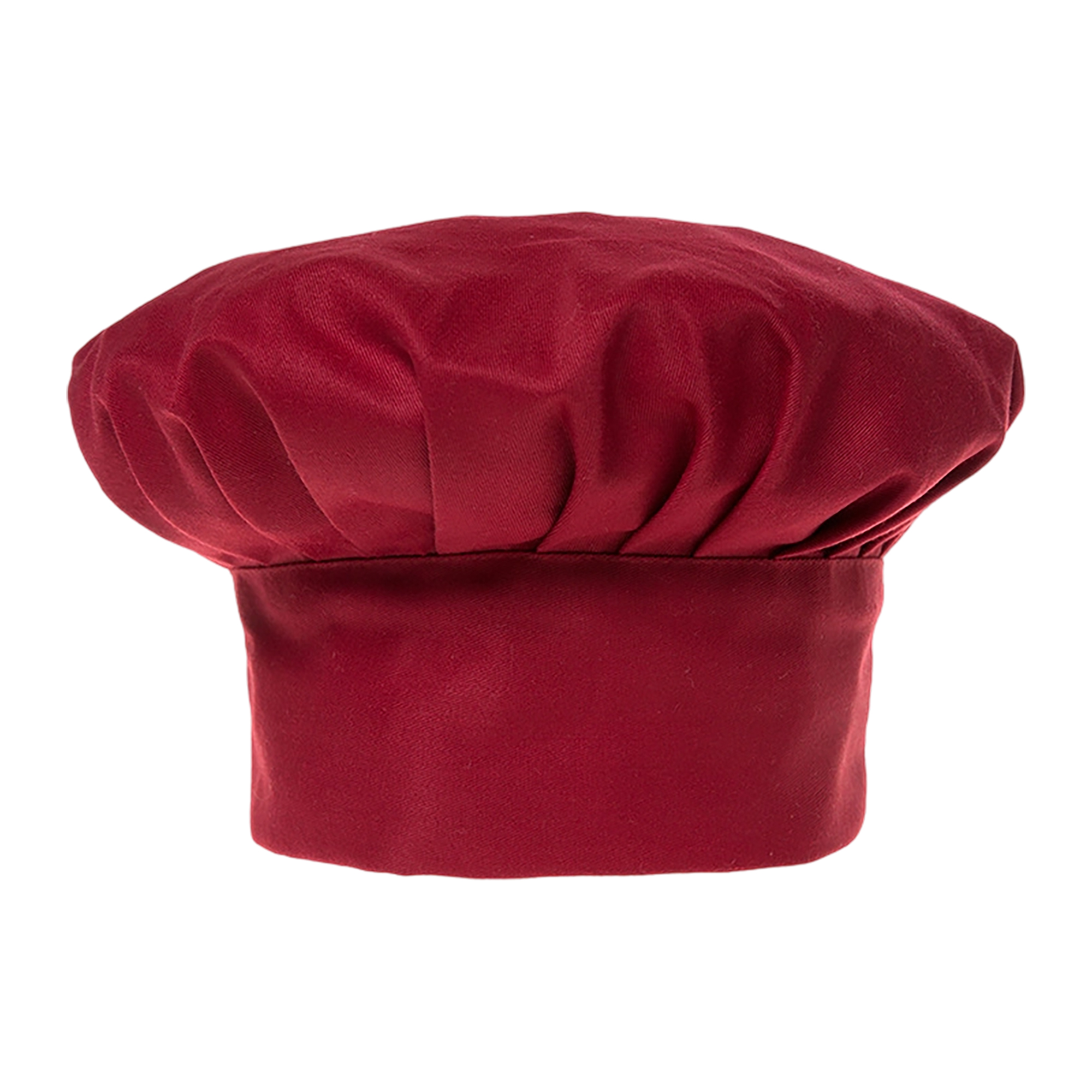 Polyester Adjustable Chef Hat With Hook Loop Closure 8.6" x 3.5" 5