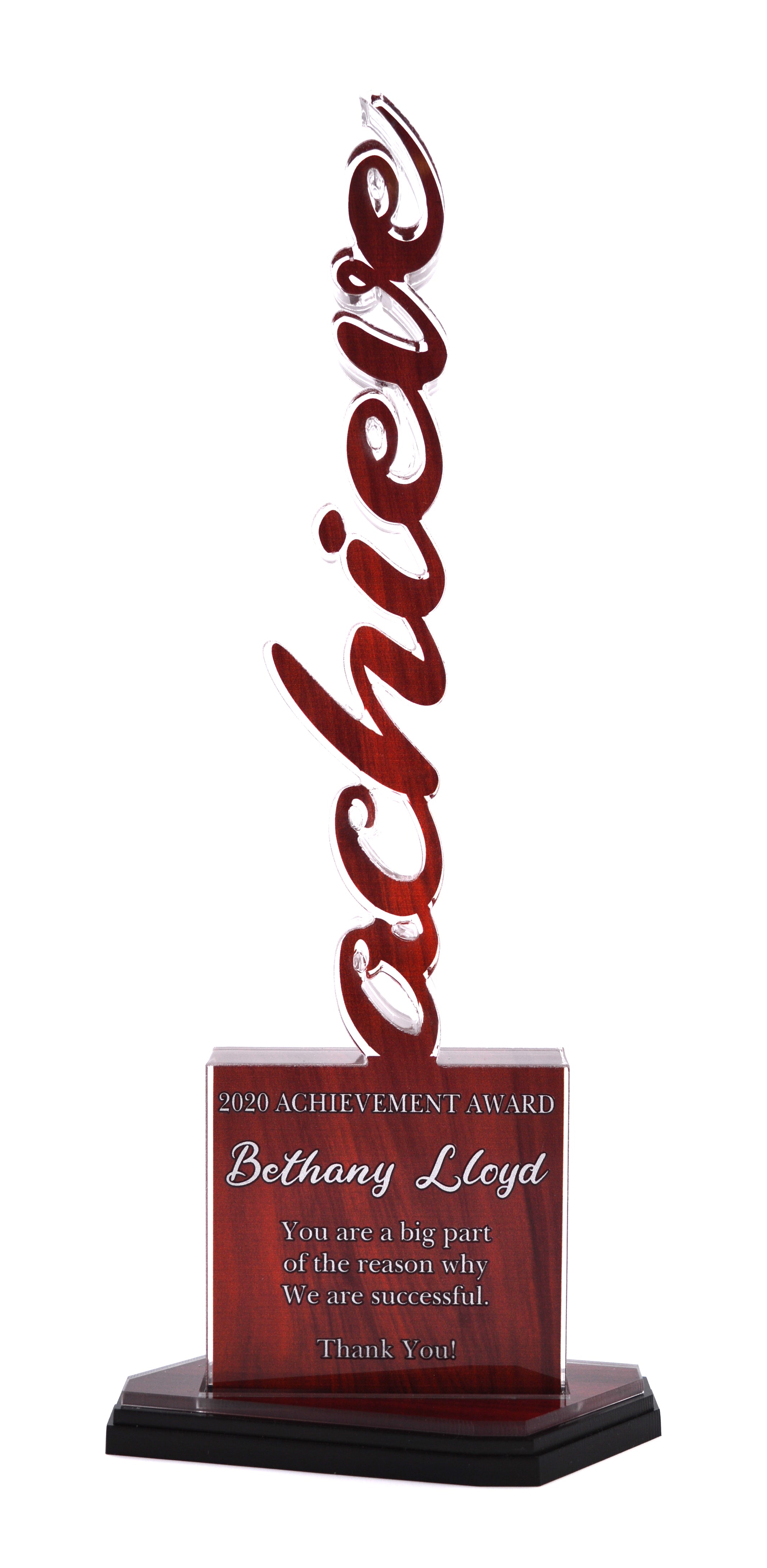 12" Vertical Word Full Uv Print 2