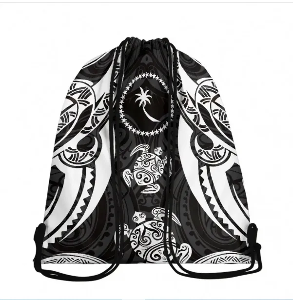 Tribal Print Drawtsring Backpack 4