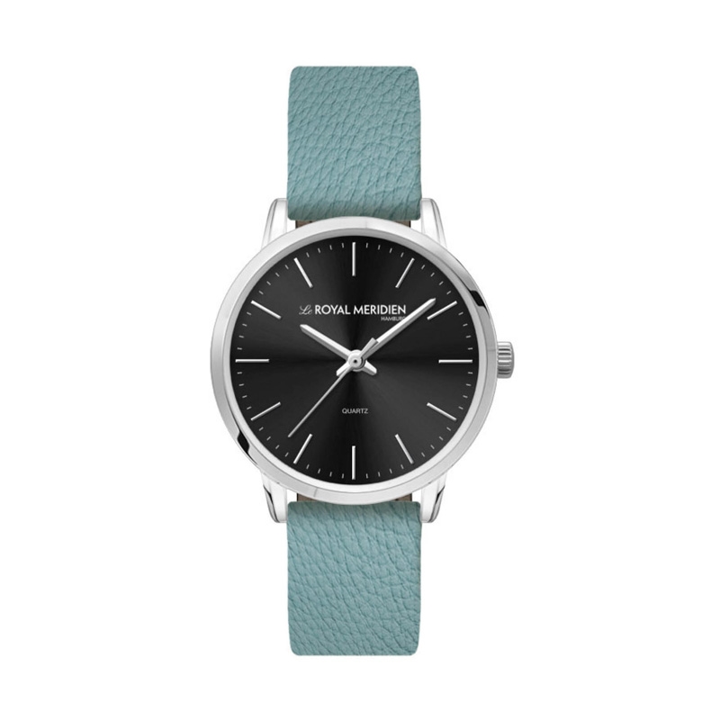 30.5MM, SILVER METAL CASE,  3-HAND MVT