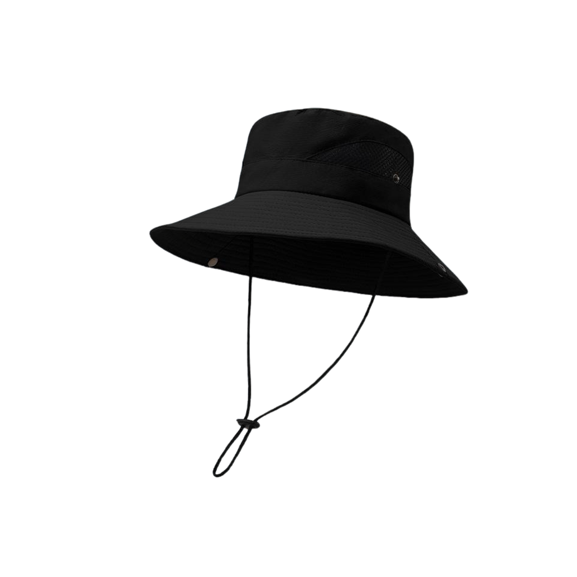 Wide Brim Bucket Hat With Adjustable Drawstring 4