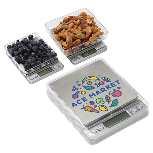 Easy Measure Digital Kitchen Scale with Food Tray 8