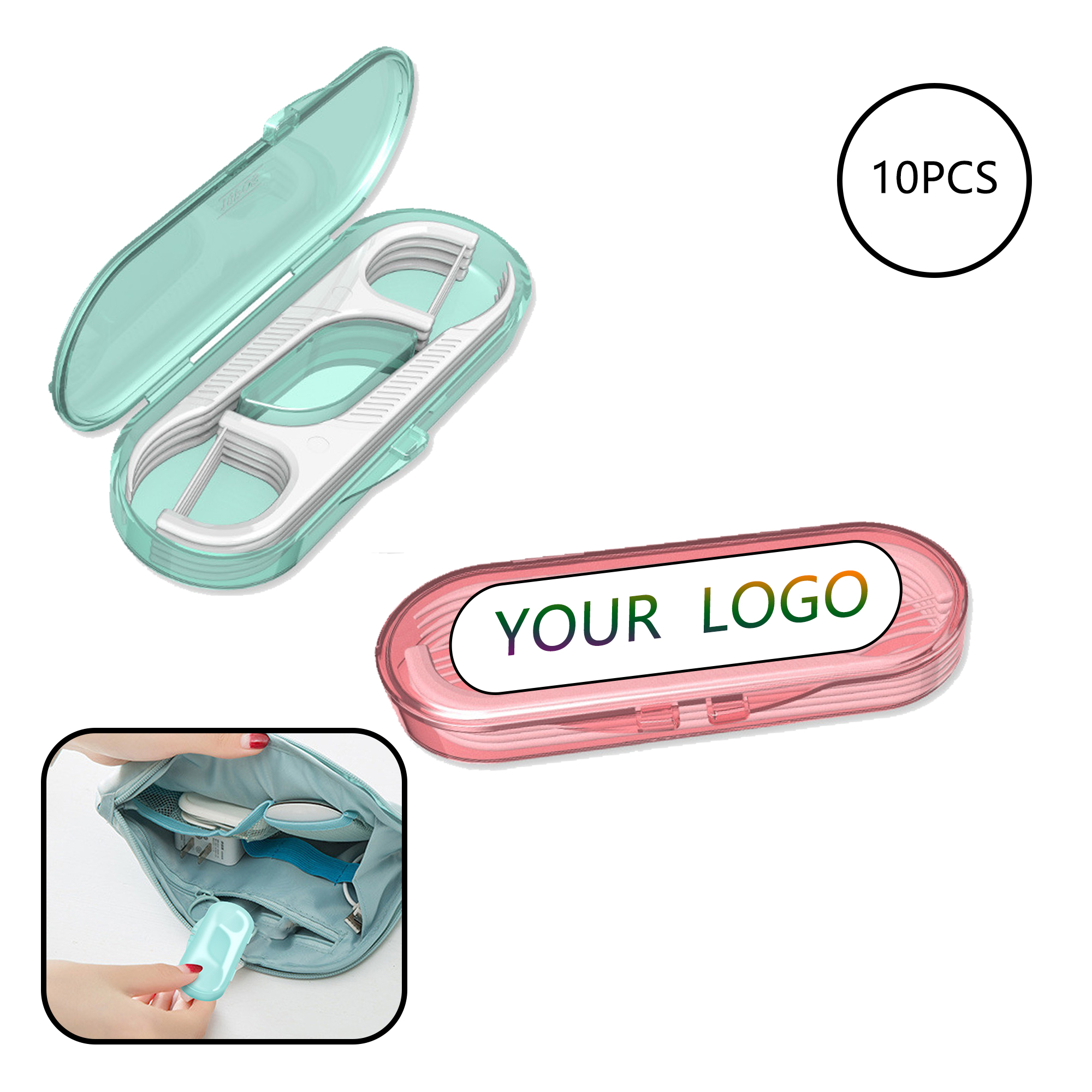 Portable Dental Floss Box Set 2