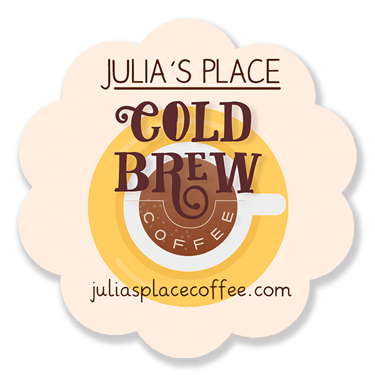 Flower Adhesive Package Label (2.25" x 2.25")