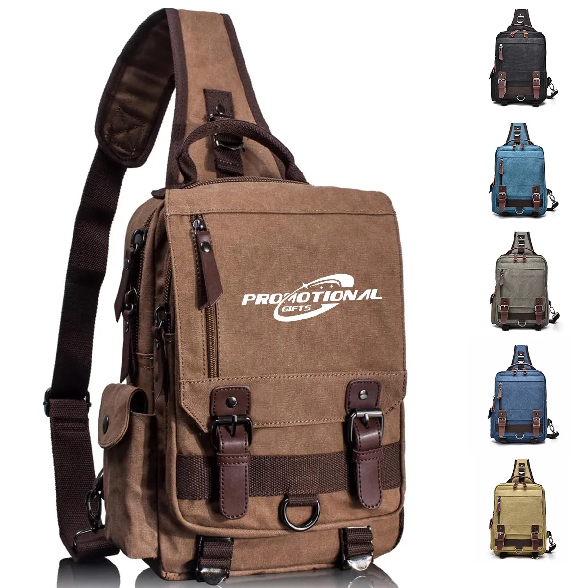 Cross Body Messenger Shoulder Sling Backpack Bag 2