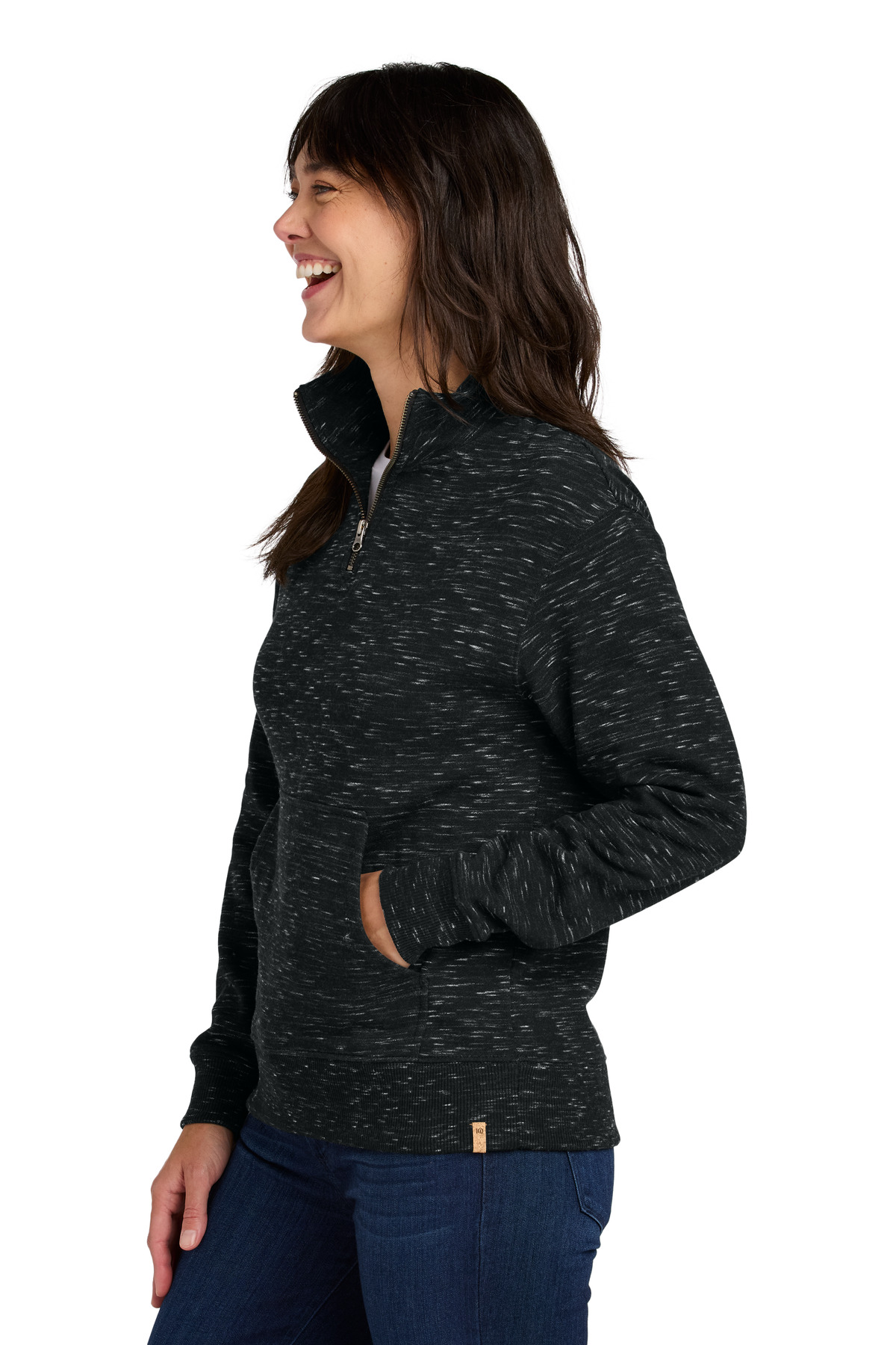 tentree Women's Space Dye Fleece 1/4-Zip TTCW6108 9