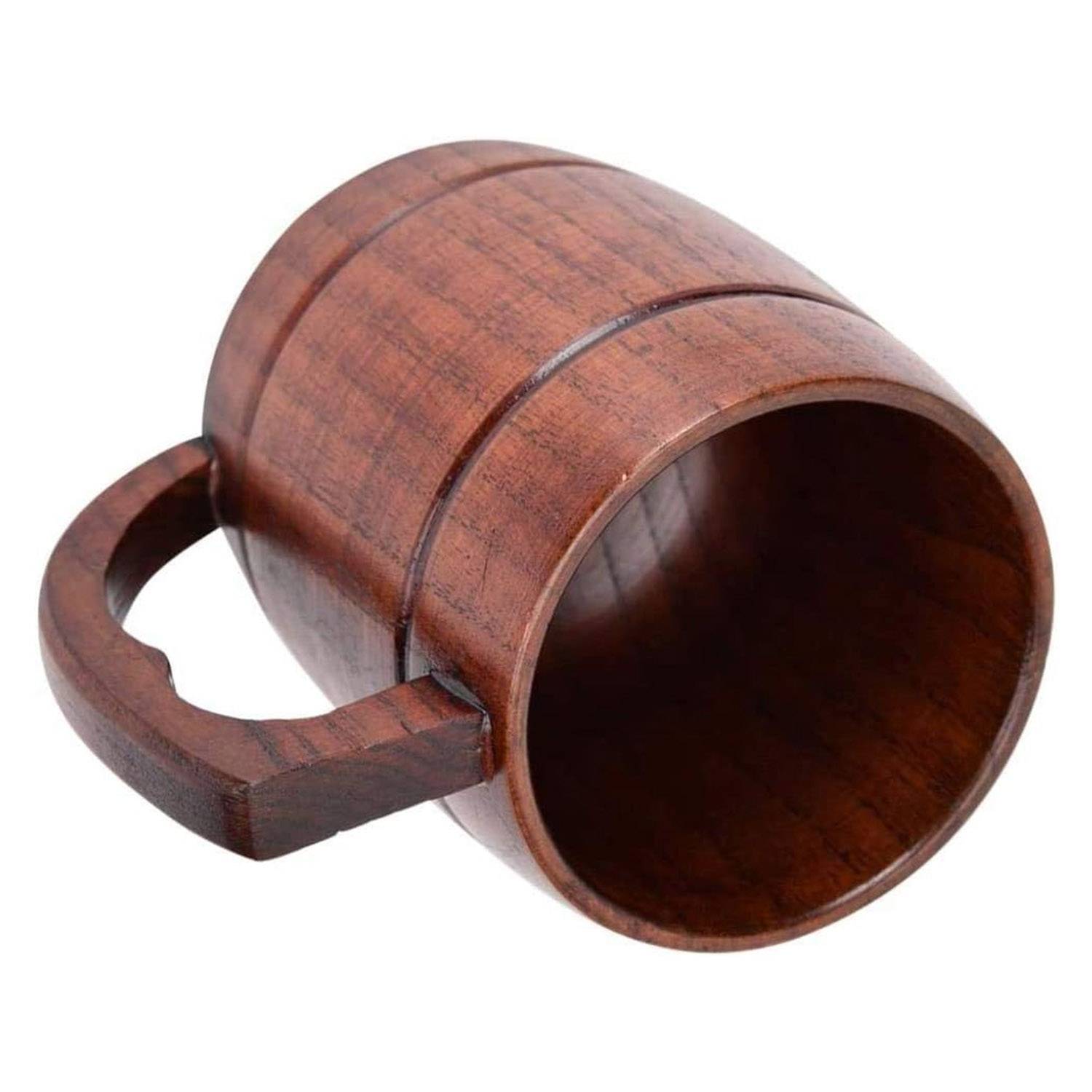 12 Oz Wooden Cup Beer Mug 5