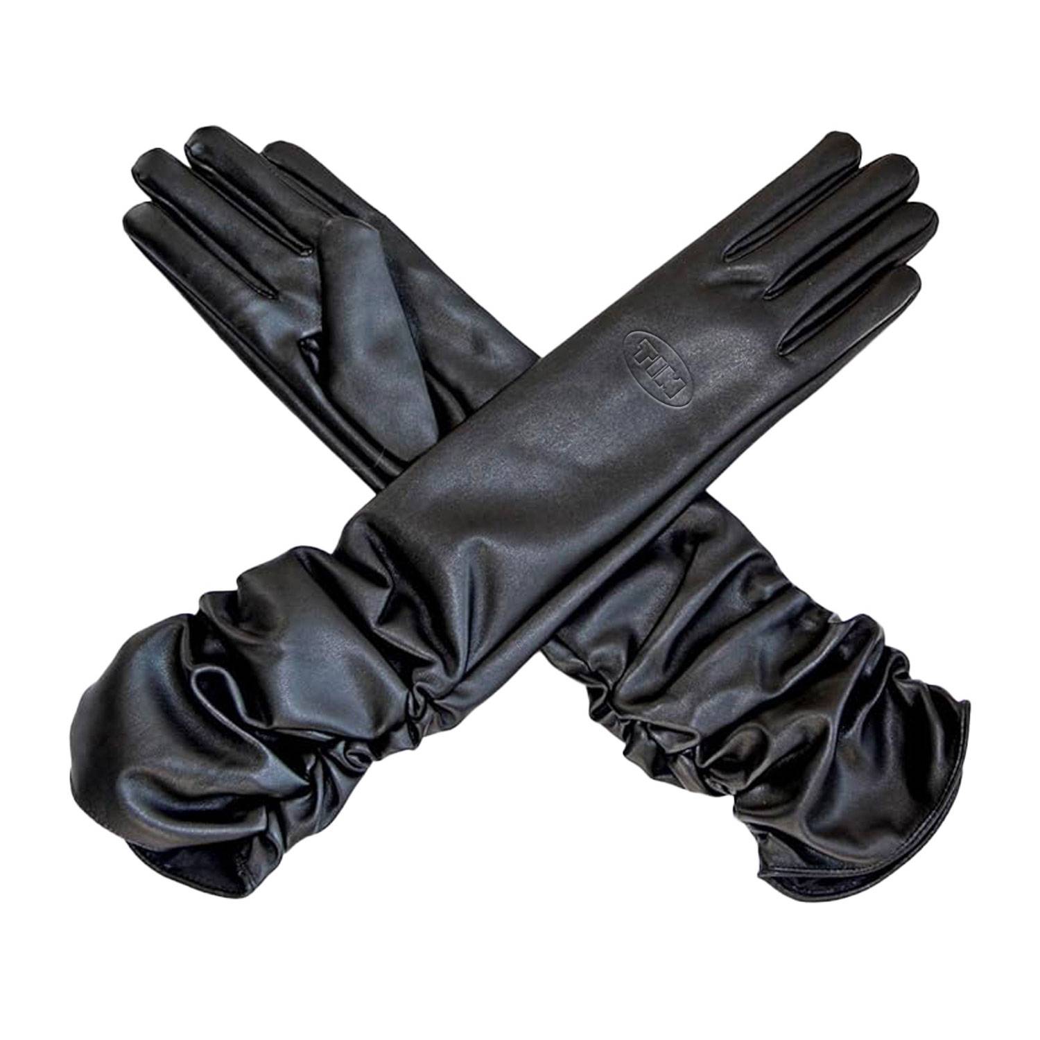 Winter Long Leather Gloves 7