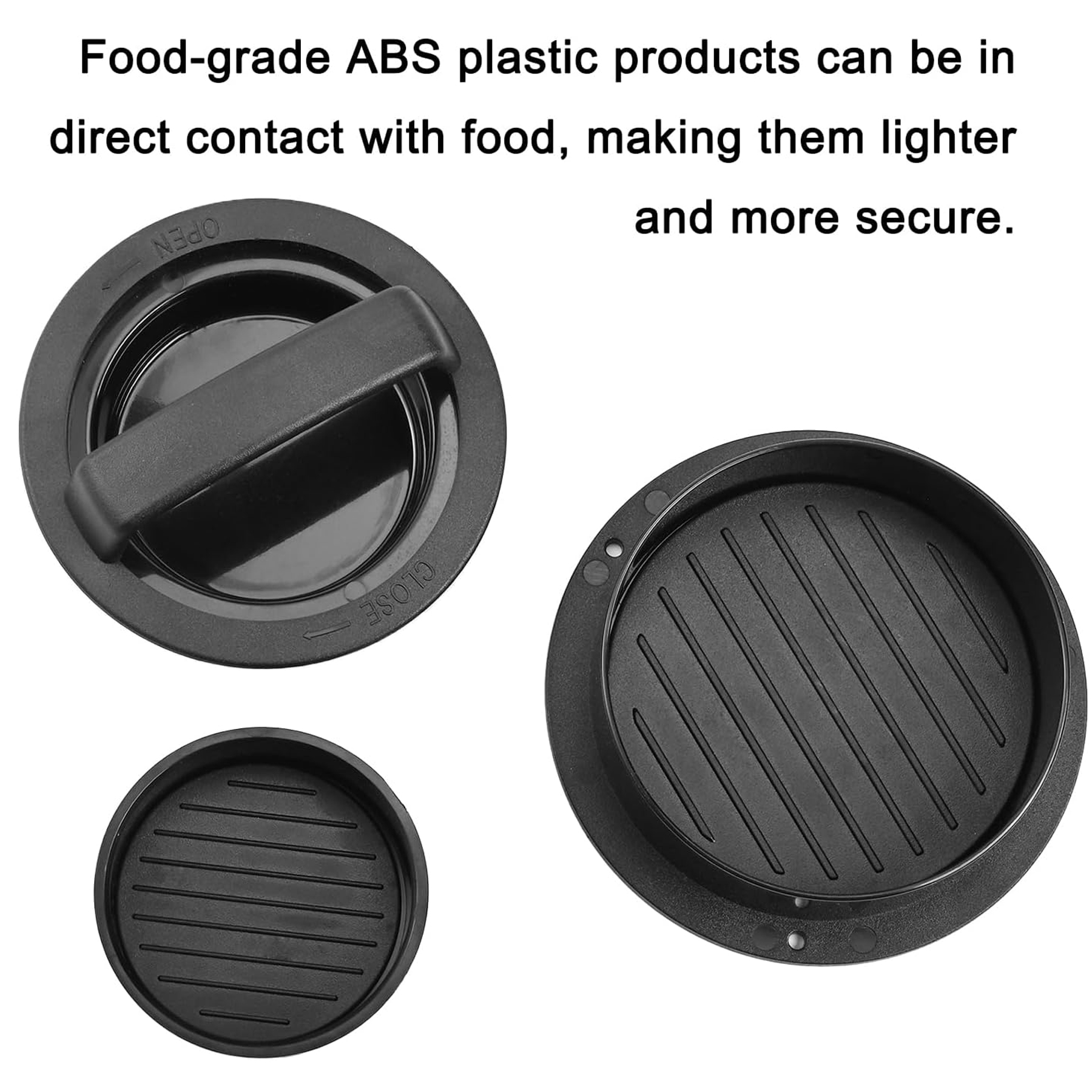 3-in-1 Burger Press with 100 Free Patty Papers 7