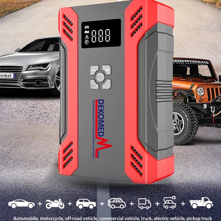 Potable Jump Starter with Air Compressor 2