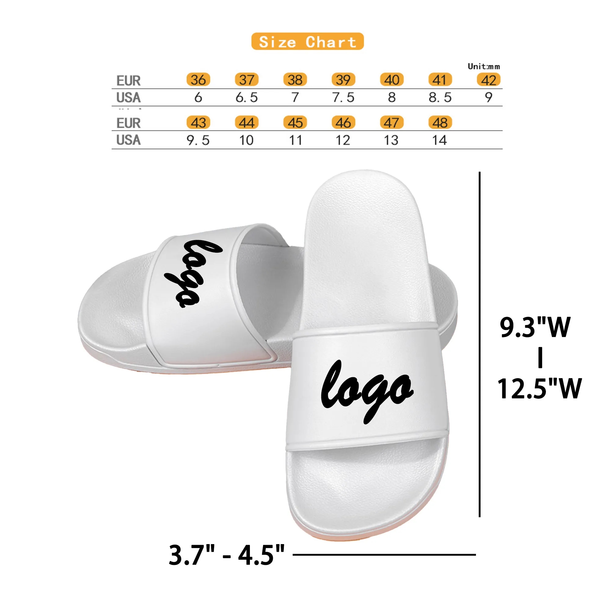 MOQ 30 PVC Non-slip Slippers Daily Use Sizes 6-14 2