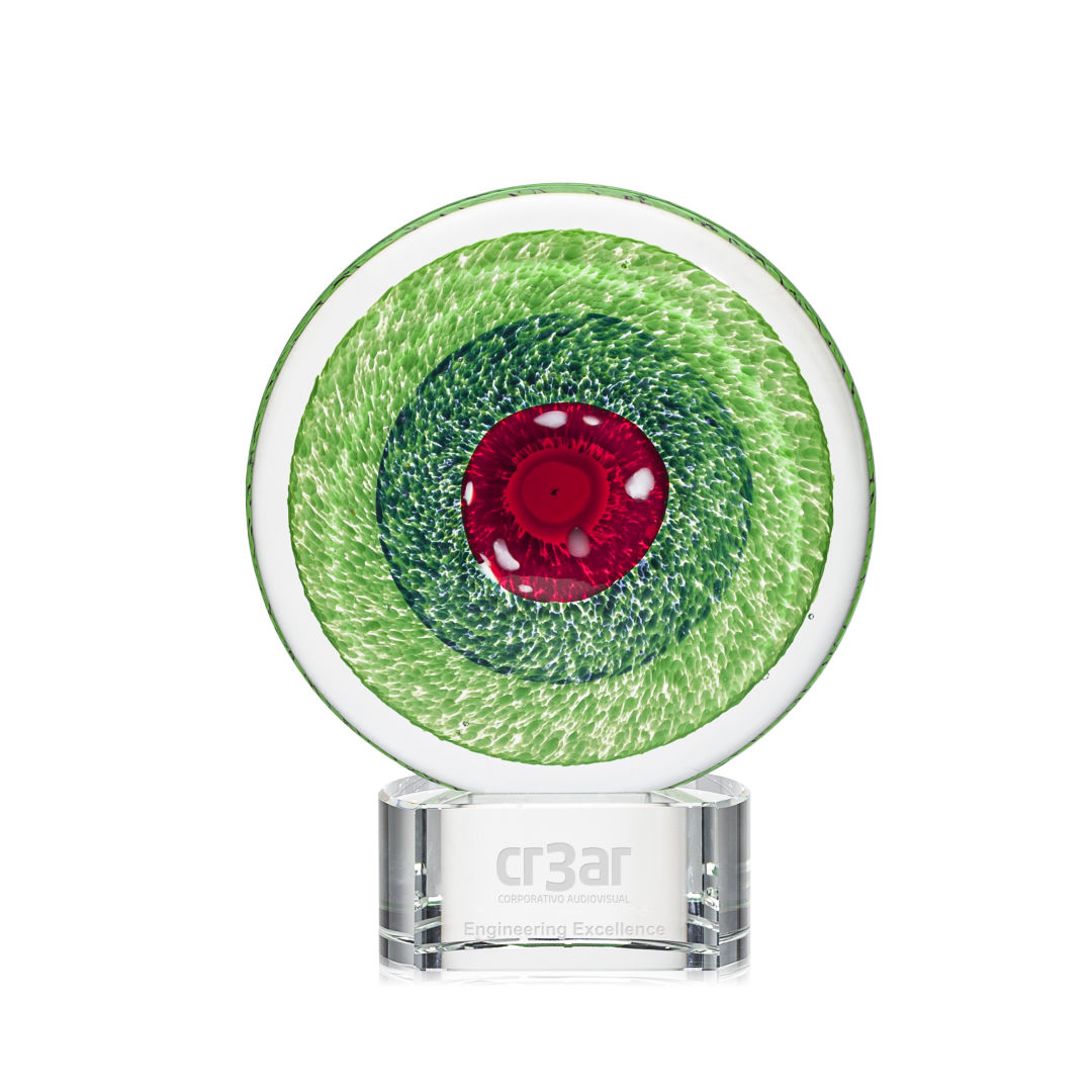 On Target Award on Clear Base