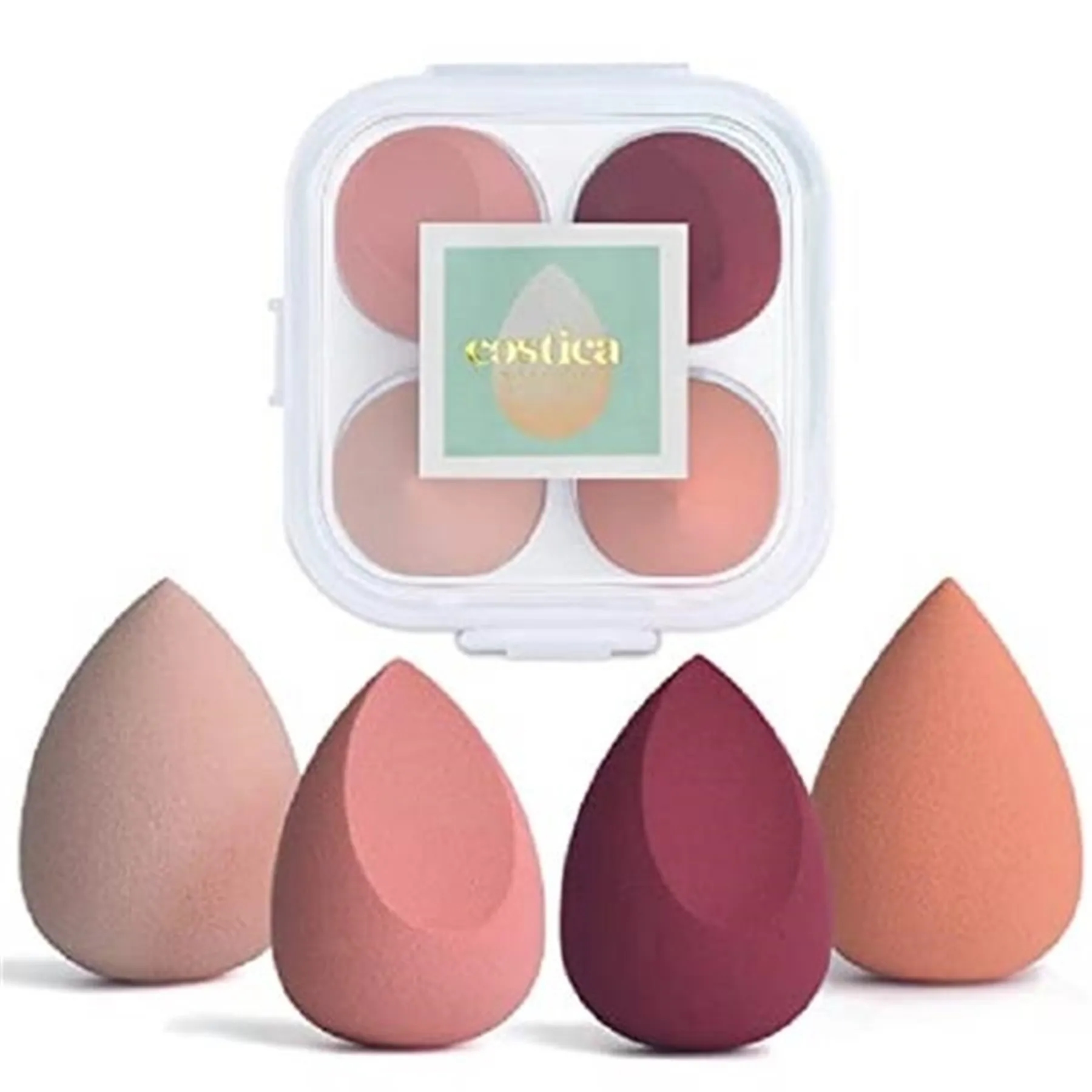 4 Pcs Makeup Sponges Blender Set 4