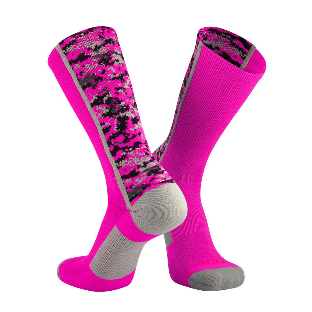 Digital Camo Athletic Performance Crew Socks 8