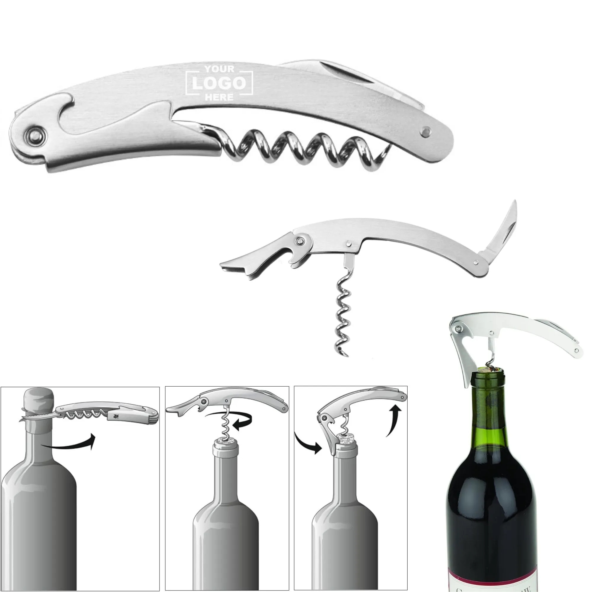 Portable Stainless Steel Multifunctional Wine Bottle Opener