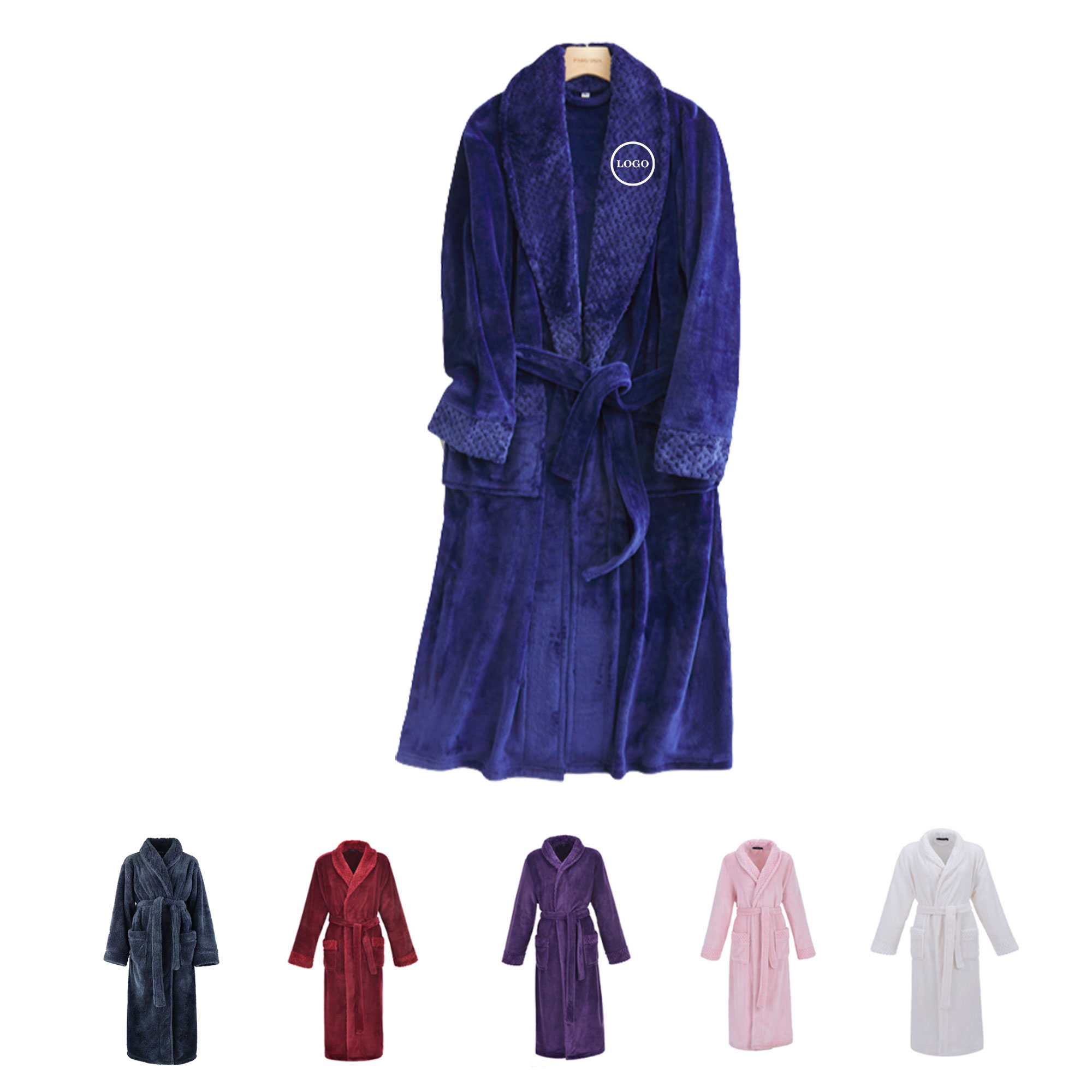 Luxurious Plush Fleece Robe for Everyone 1