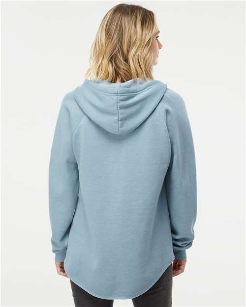 Women's Lightweight California Wave Wash Hooded Sweatshirt - PRM2500 2