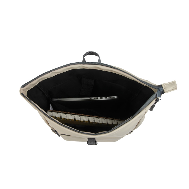 Casey PU Roll-Top Laptop Backpack 25