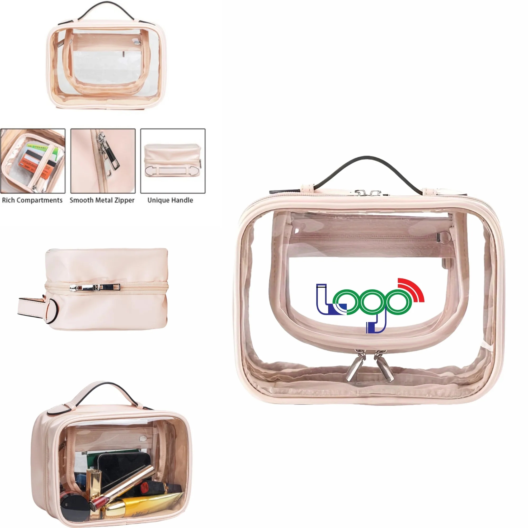 Transparent Travel Cosmetic Bag 2