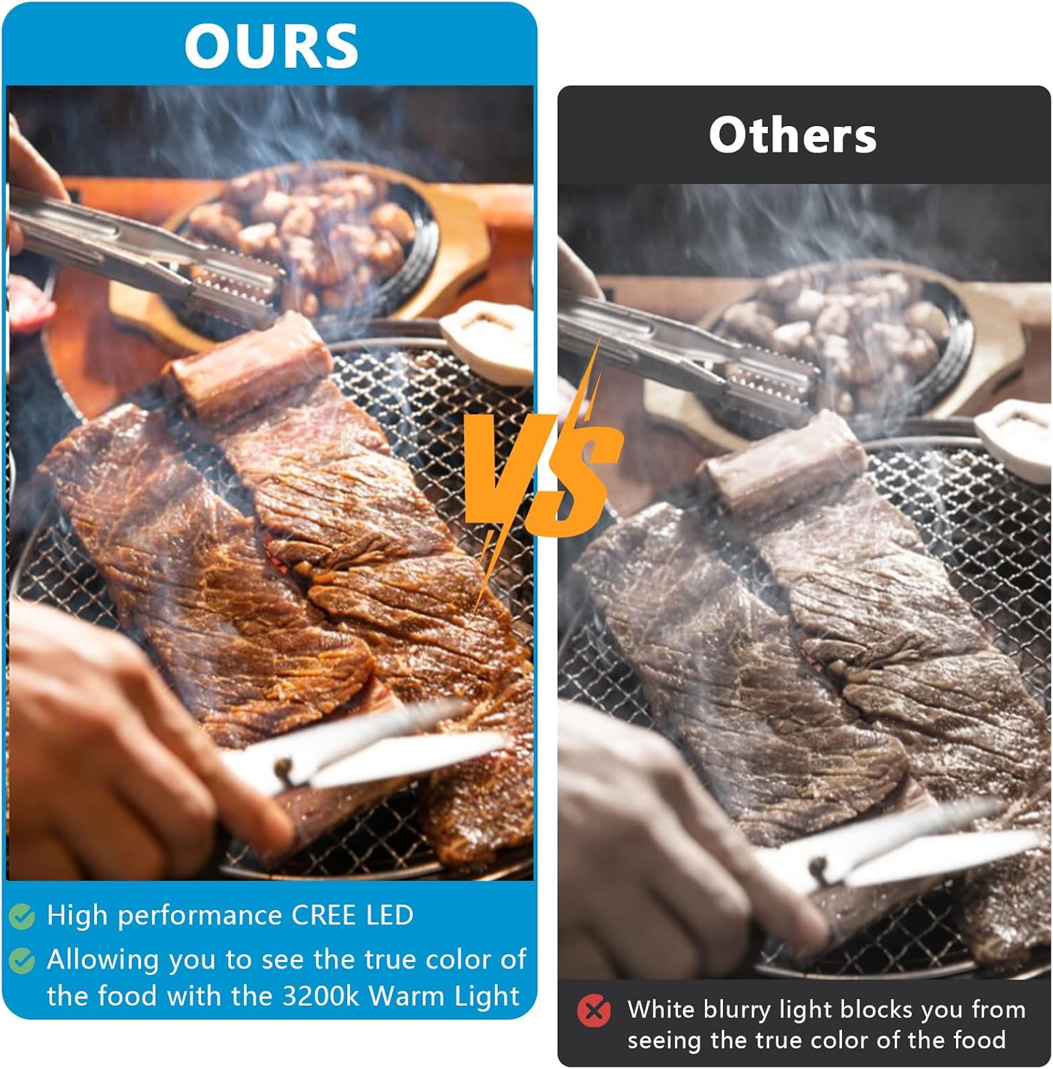 NextLED Battery Powered Flexible Shaft LED Grill Light 1