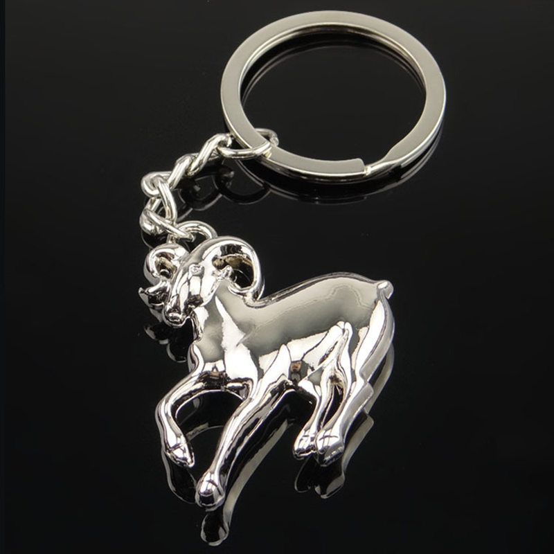 Creative Metal Goat Key Chain 7