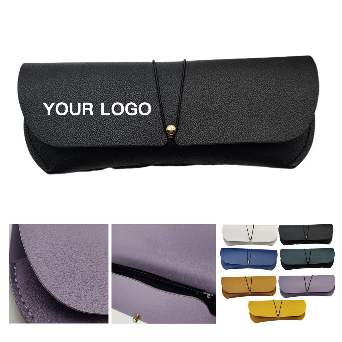 Compact Zippered Glasses Case for Accessories 3