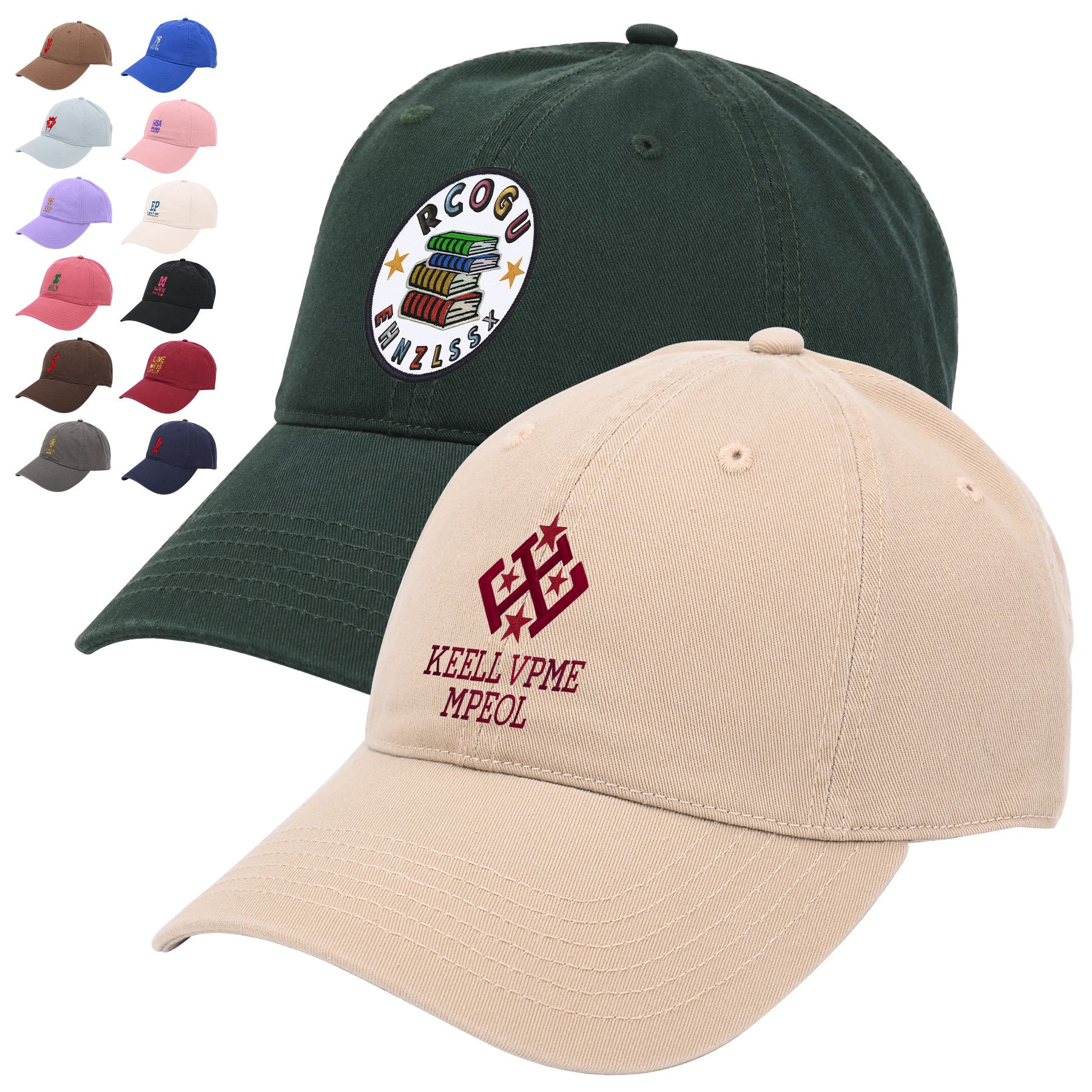 Classic Fashion Six-panel Curved Baseball Cap 12