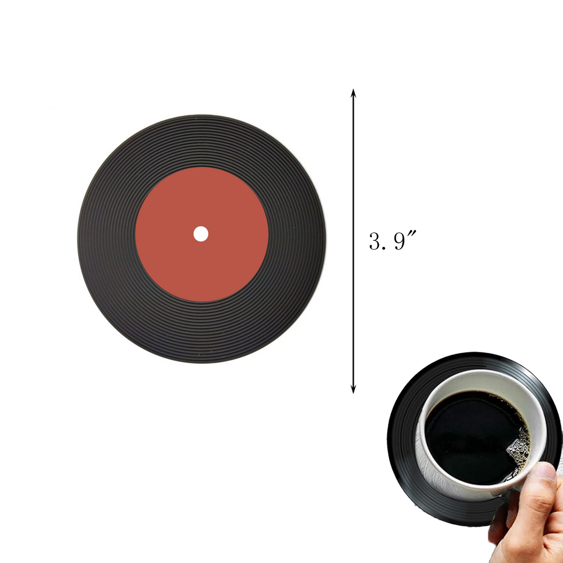 Vinyl Record Coasters 4