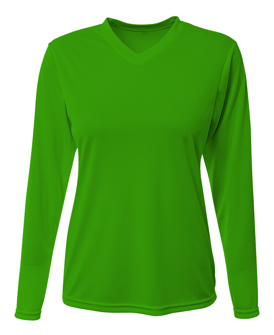 A4 Women's Sprint Long Sleeve Tee 18