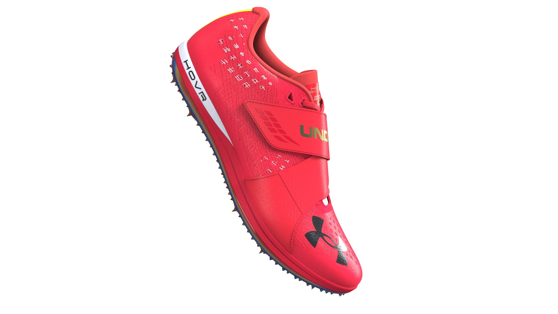 UA HOVR Skyline High Jump Unisex Track Spikes 1