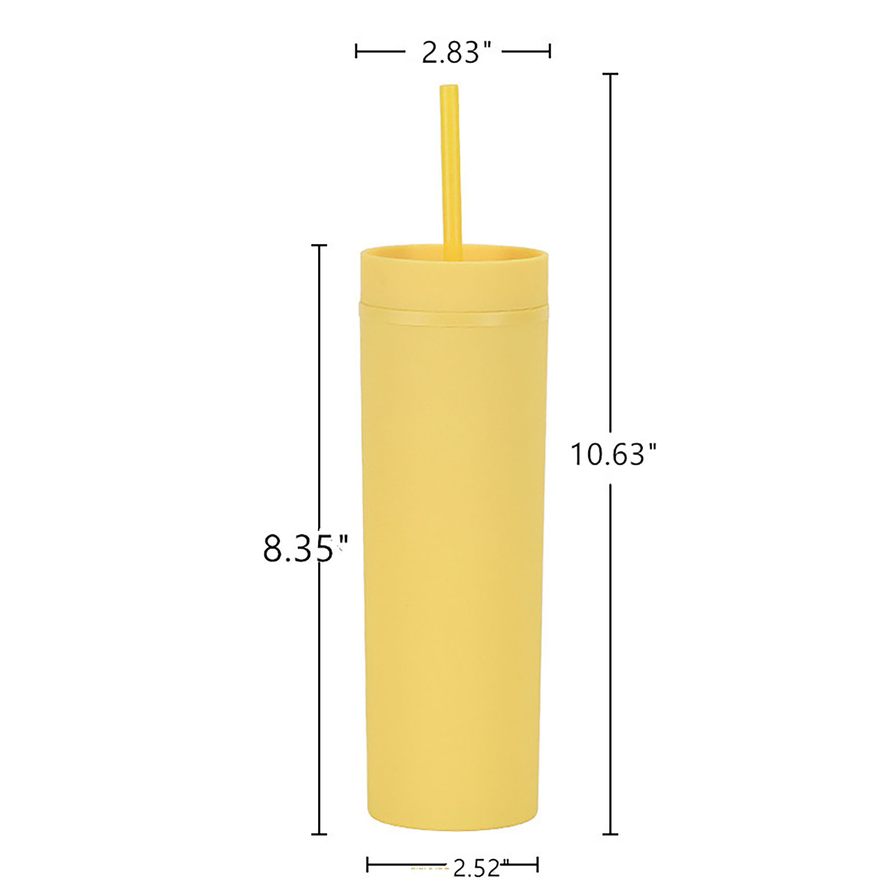 Acrylic Tumbler with Lid 15
