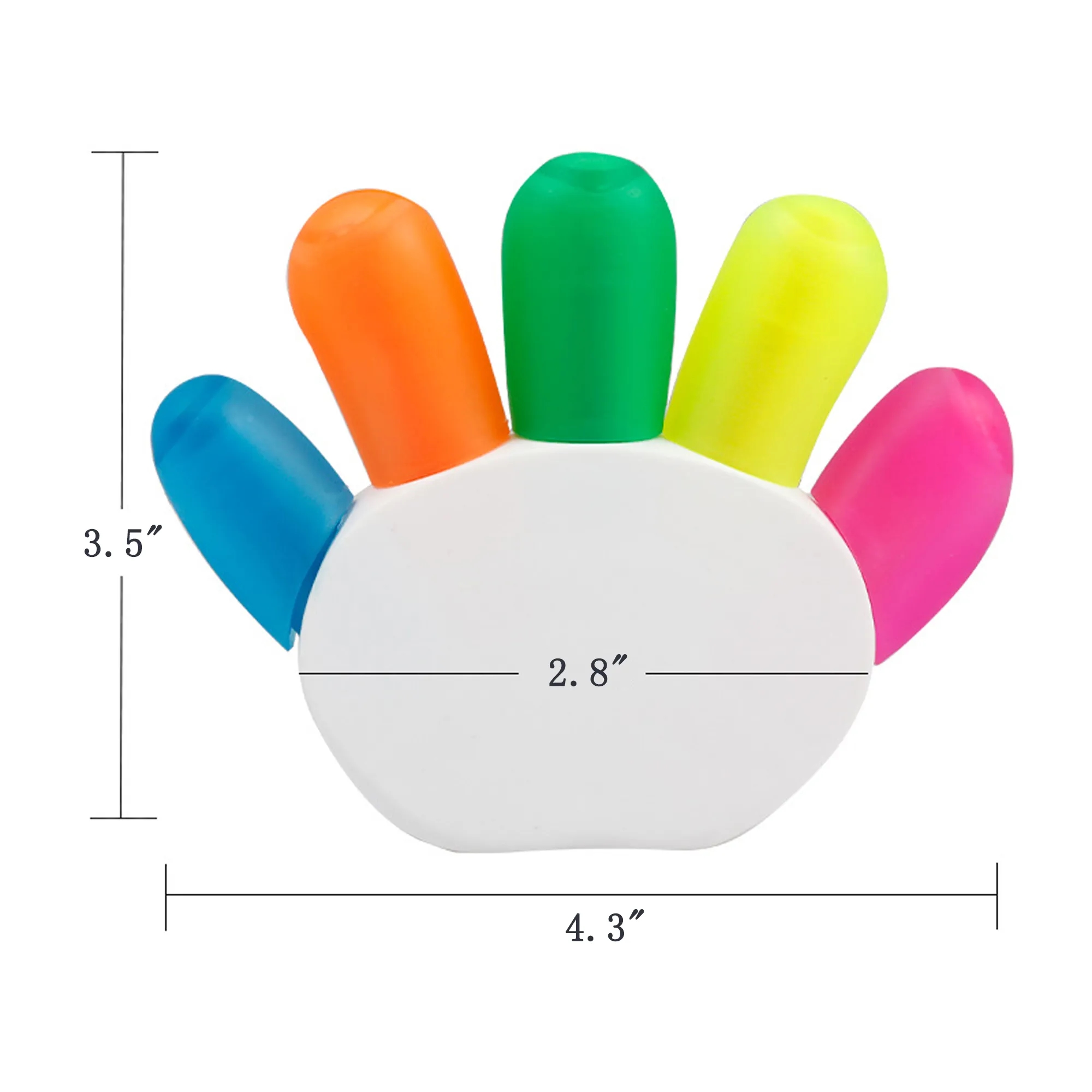 5-in-1 Finger-Shaped Highlighter Pens 4