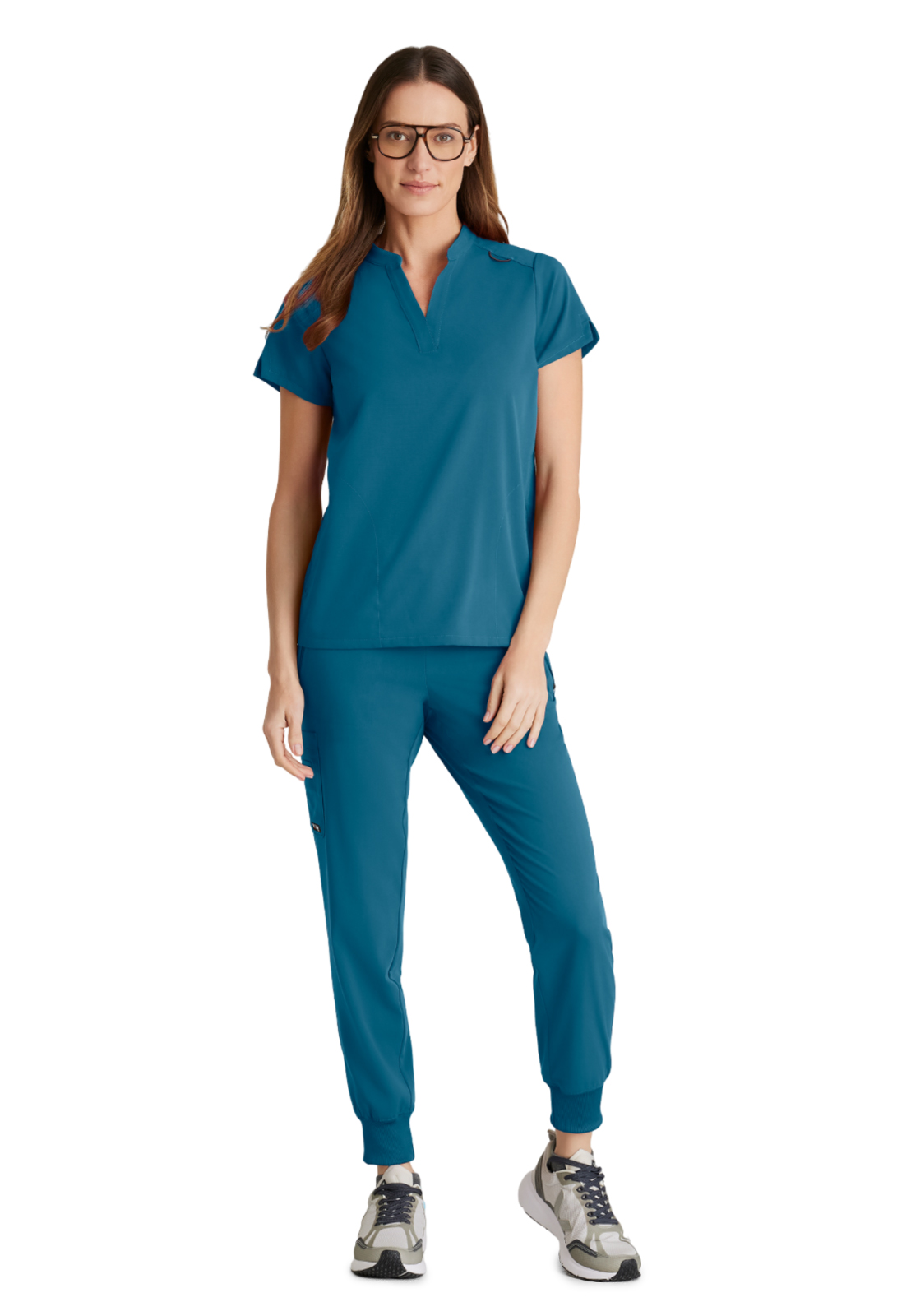 Grey's Anatomy Spandex Stretch - Women's Two-Pocket Avery Scrub Top 43
