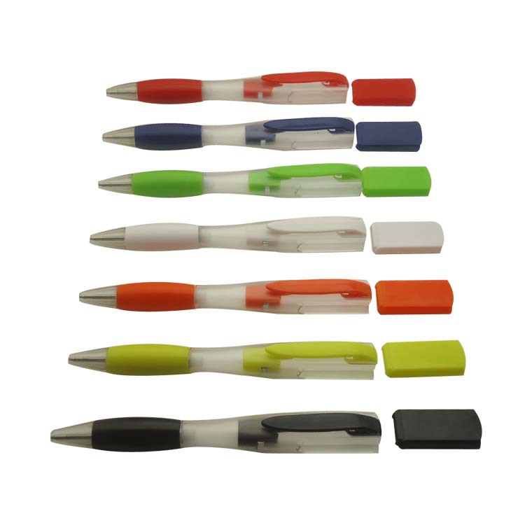 Plastic Ballpoint Pen USB Flash Drive 3