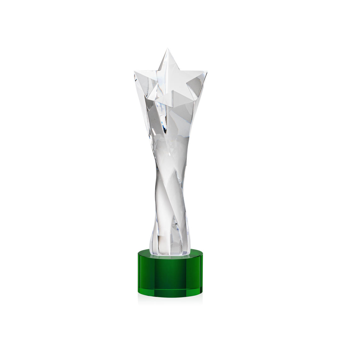 Arlington Star Award on Marvel Base - Green 16