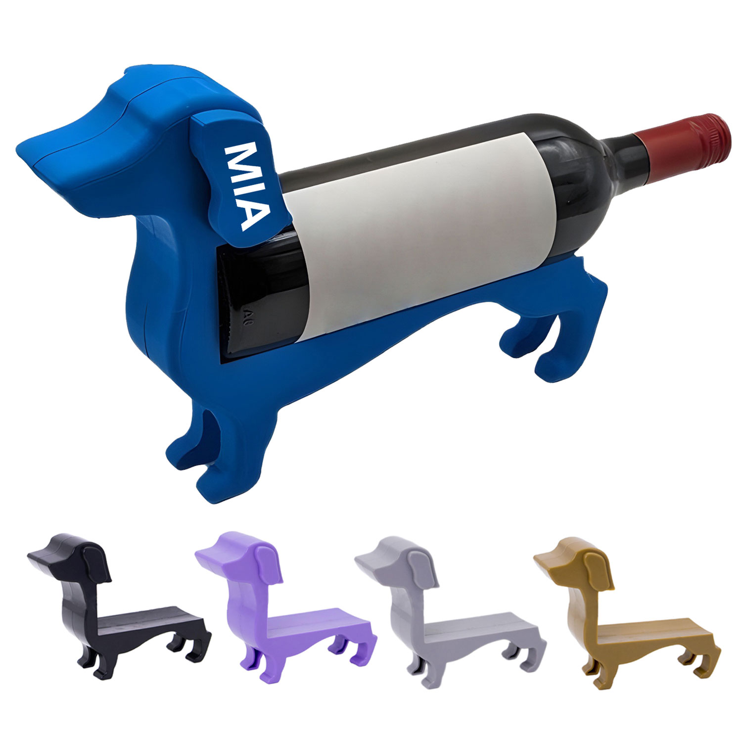Plastic Dog Wine Bottle Holder 2