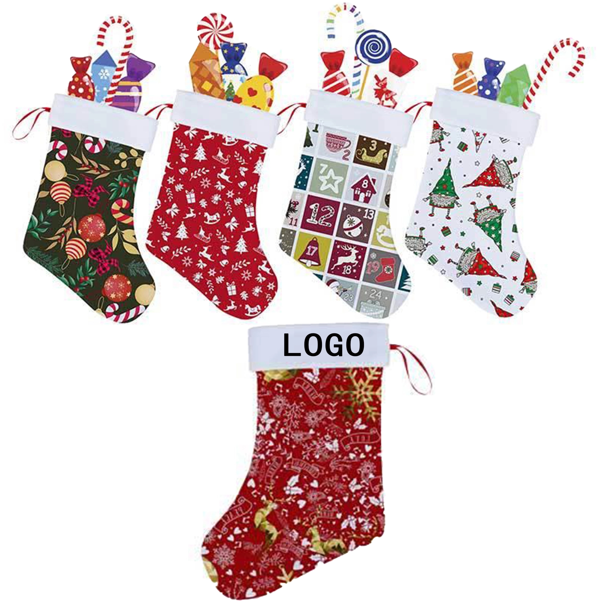 Decorate Christmas socks 3