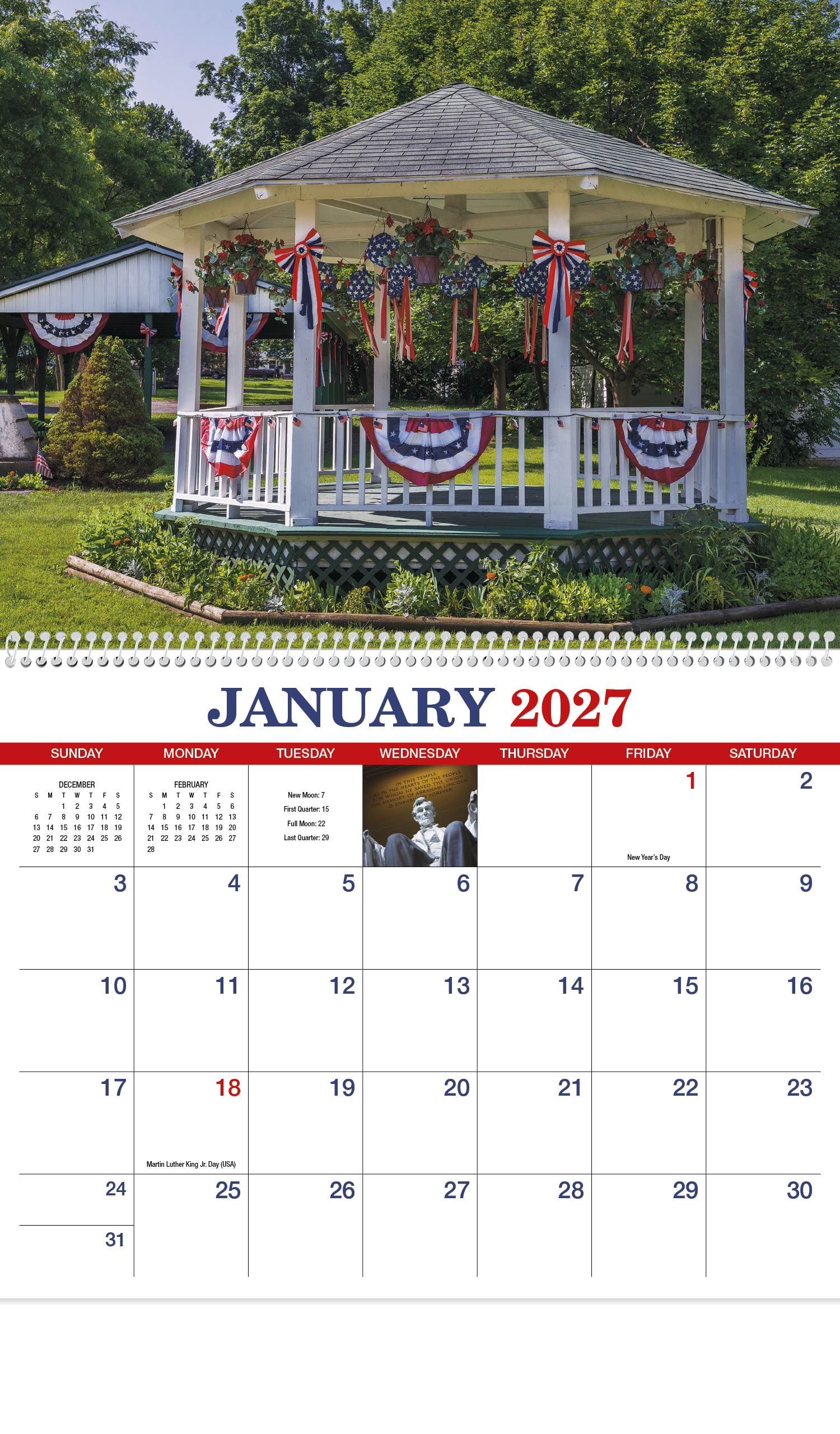 HotLine® Products America Appointment Calendar - Spiral 19
