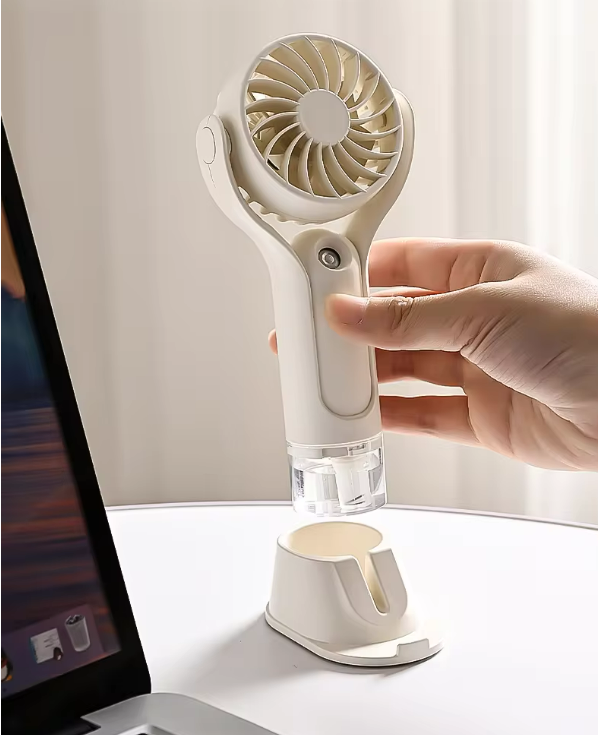 Desktop Mini Handheld Humidifying Misting Fan 1