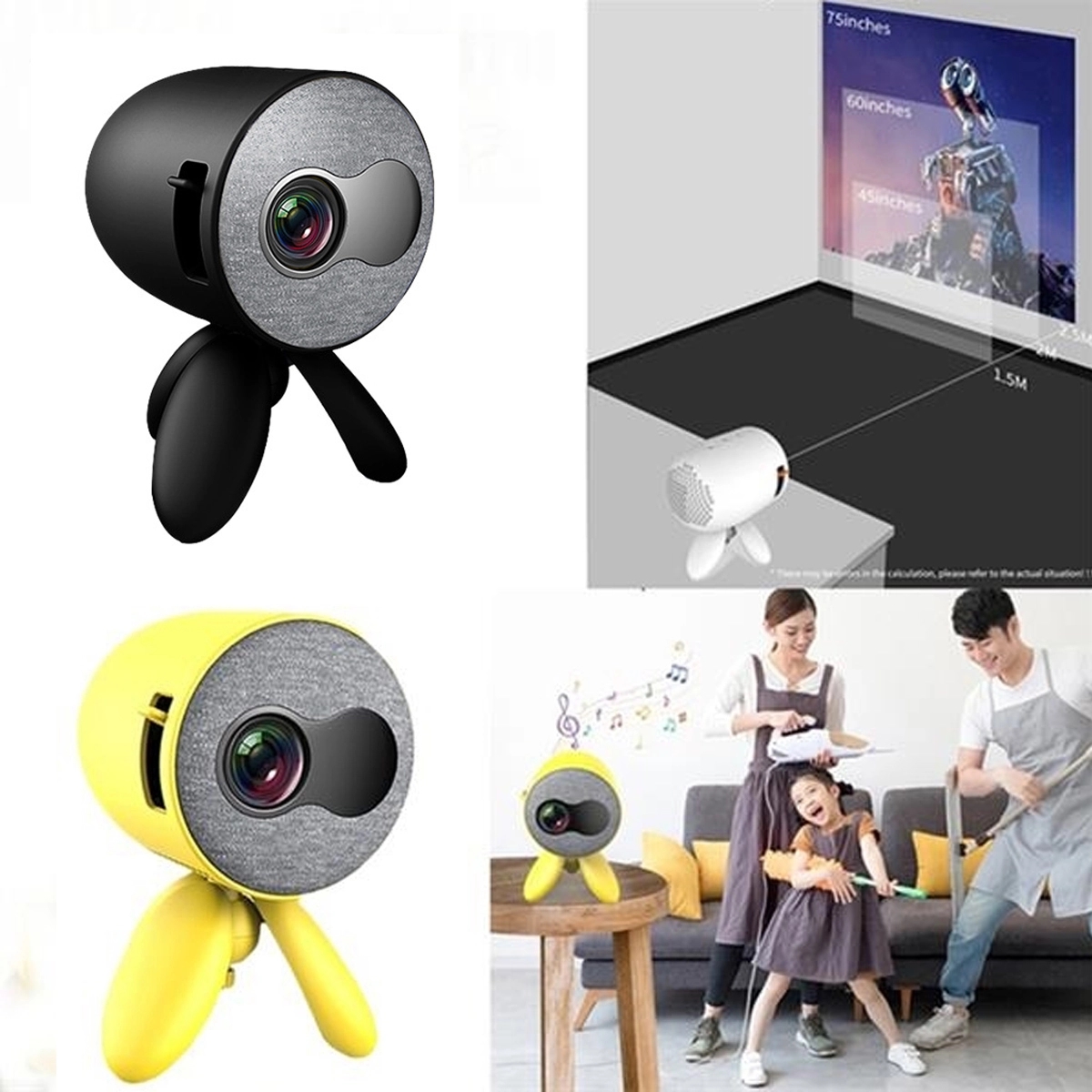 Portable Mini Video Projector 4