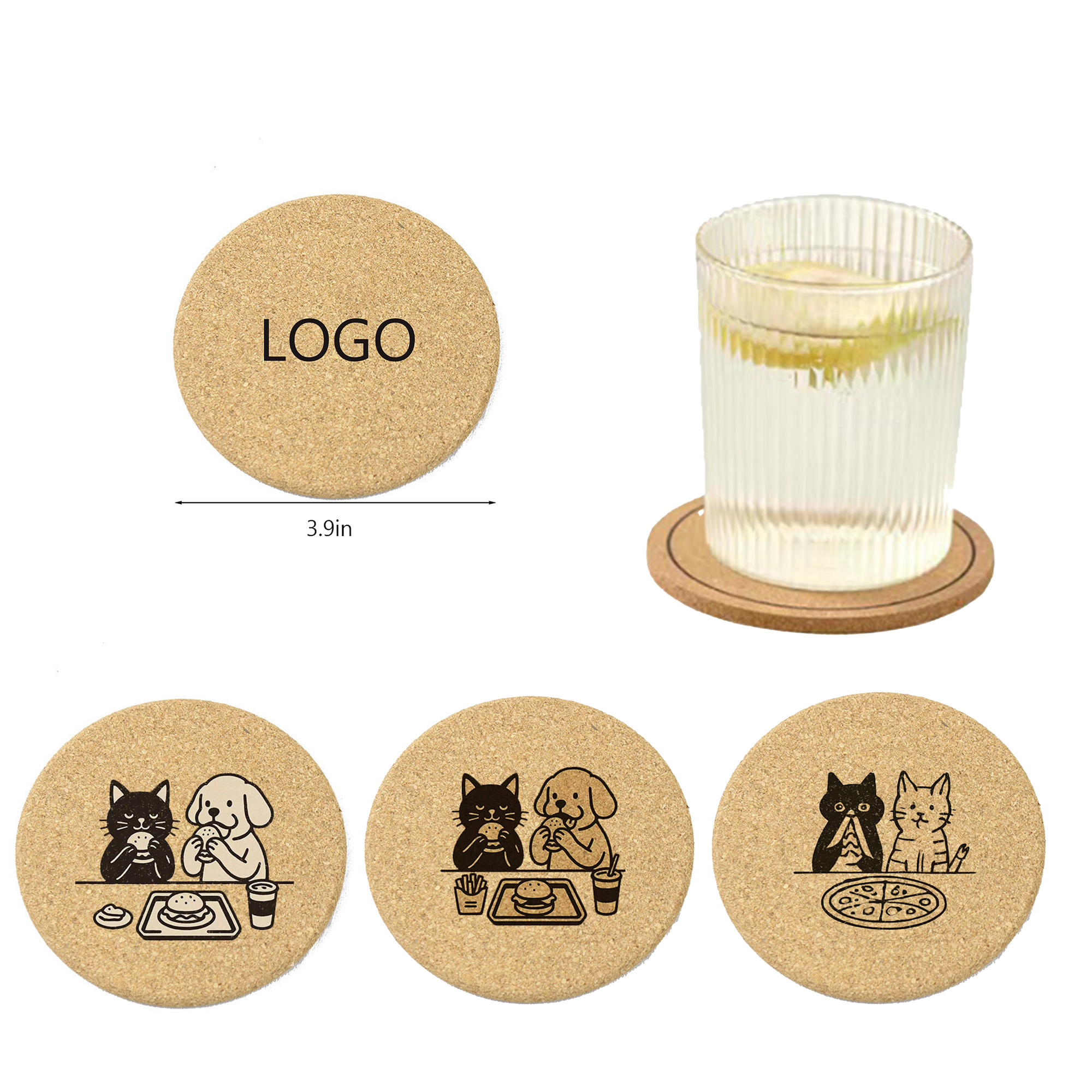 Cork Coasters 3