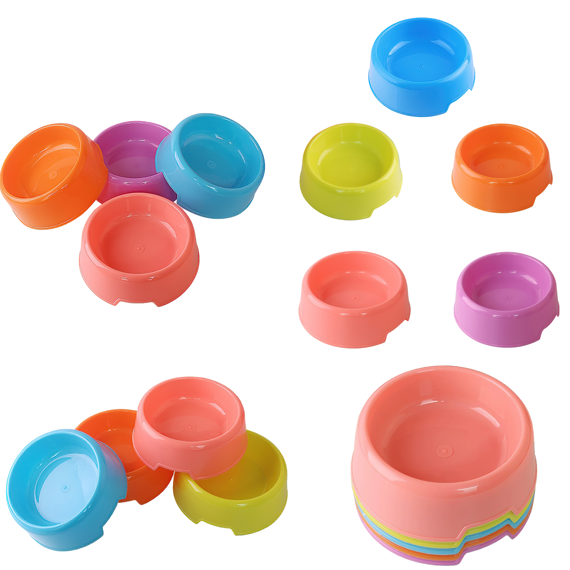 Candy-Colored Cat Dog Supply Bowl 1